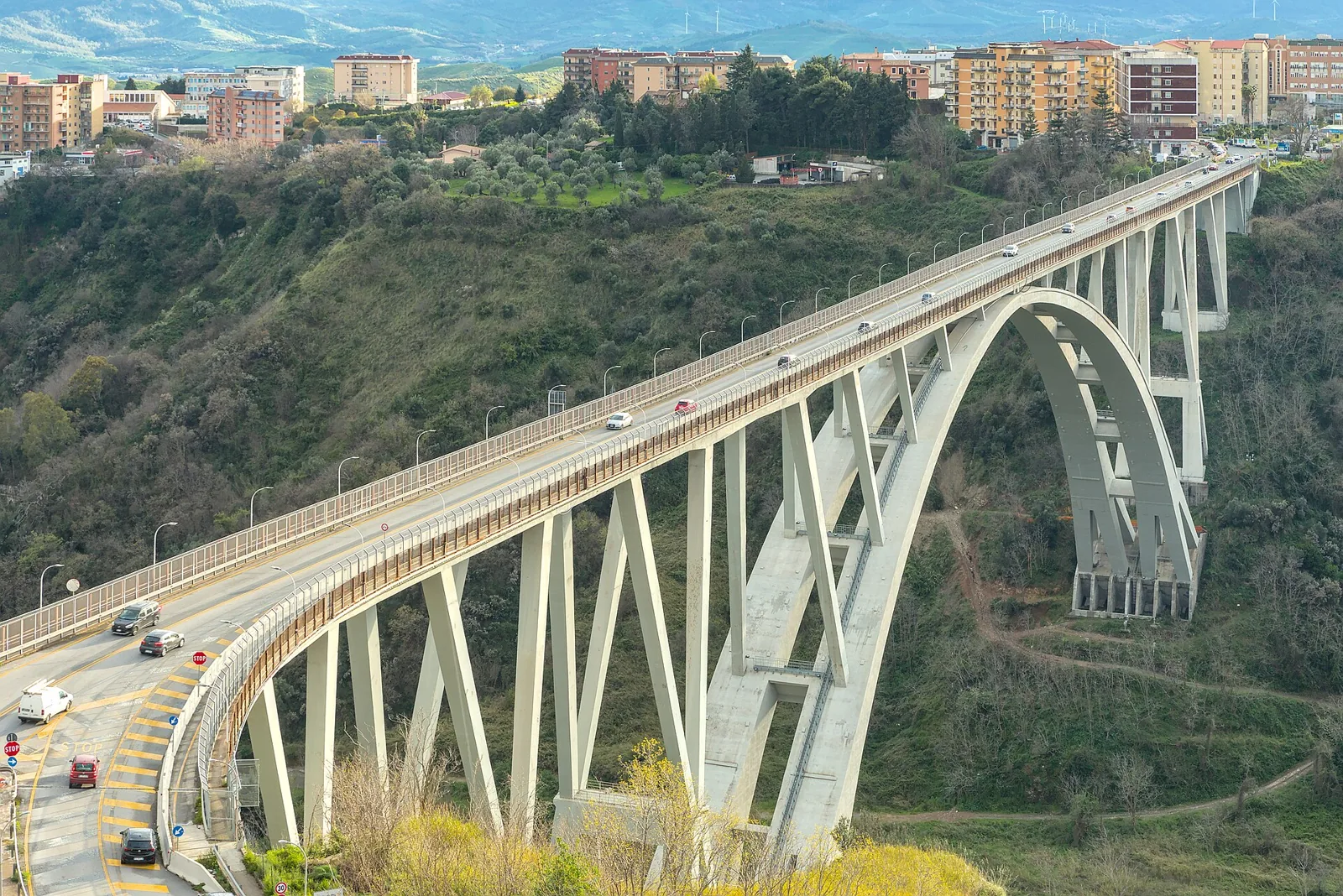 Ponte Bisantis seen from the San Giovanni terrace.