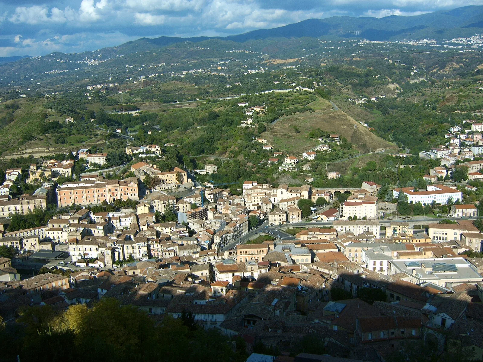 View of Cosenza from Castello Svevo