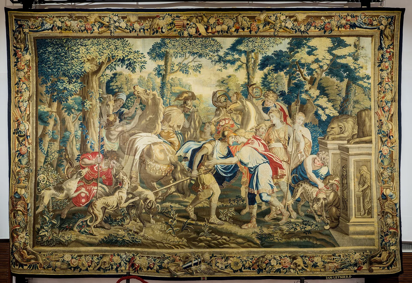 Gerace tapestry in the Diocesan Museum of Gerace