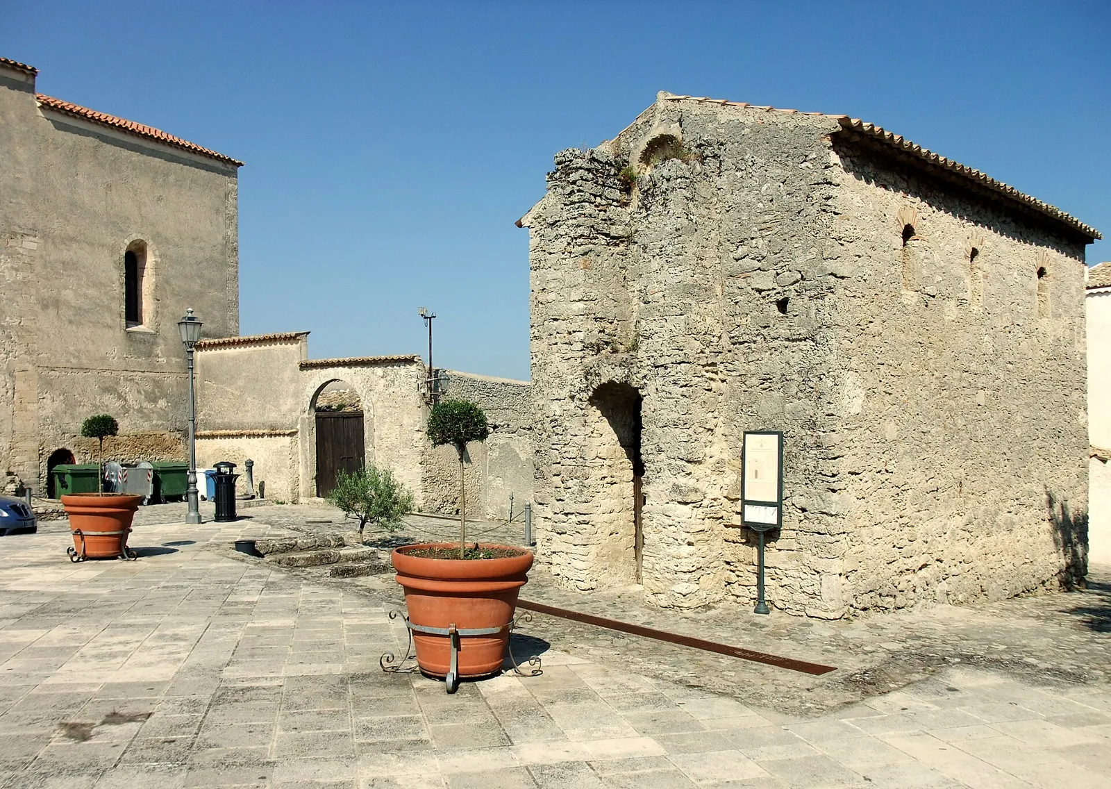 Small San Giovannello church in Gerace