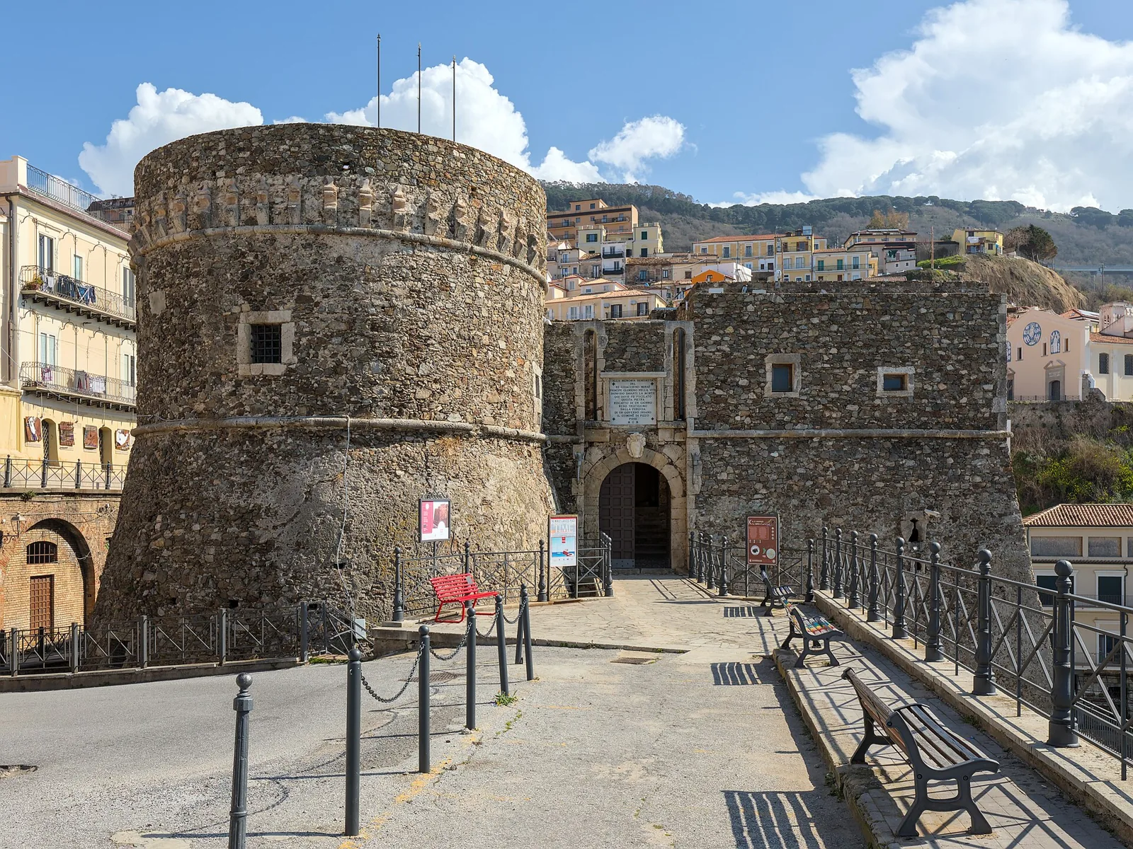 Entrance to Castello Murat in Pizzo