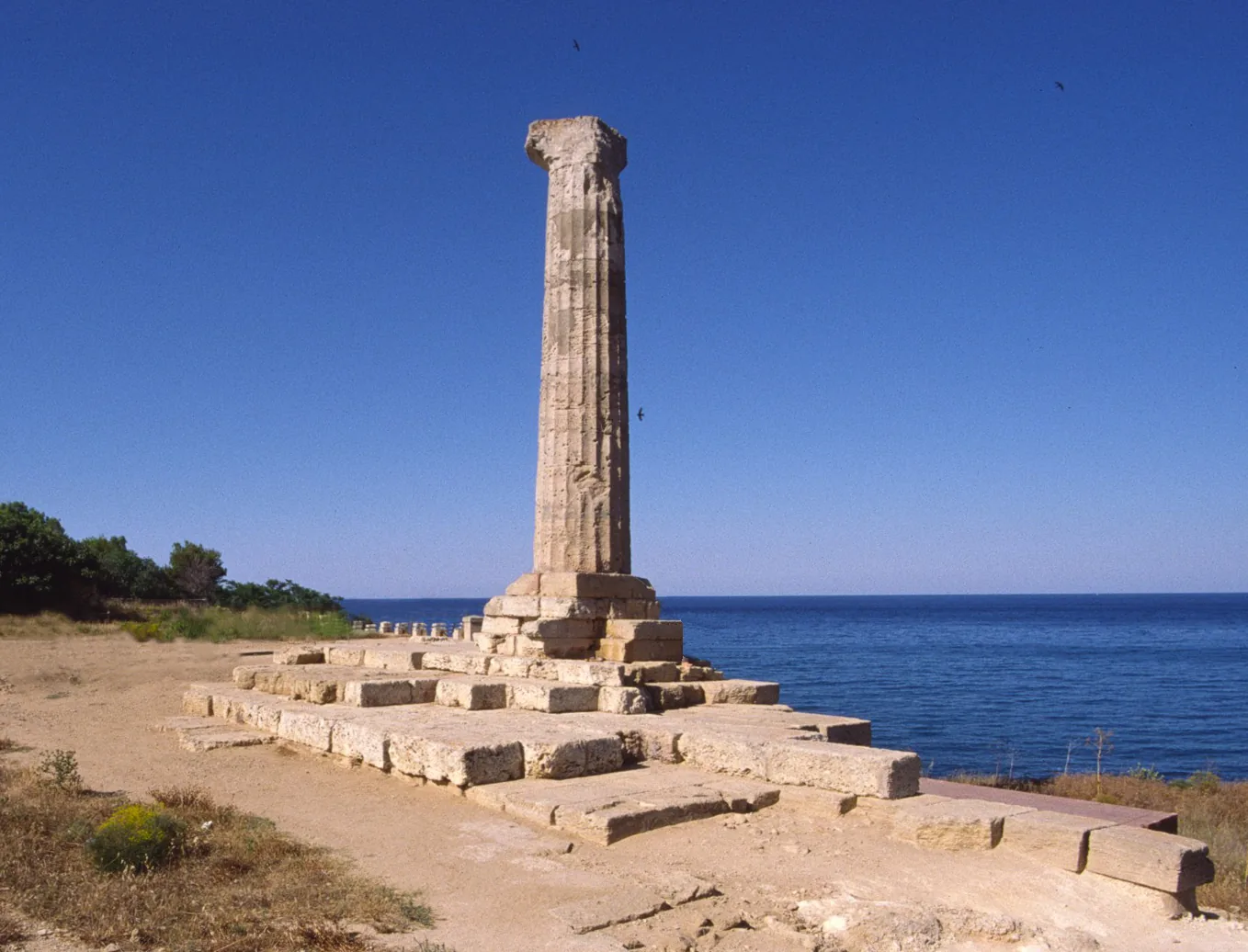 Capo Colonna column by the Ionian Sea
