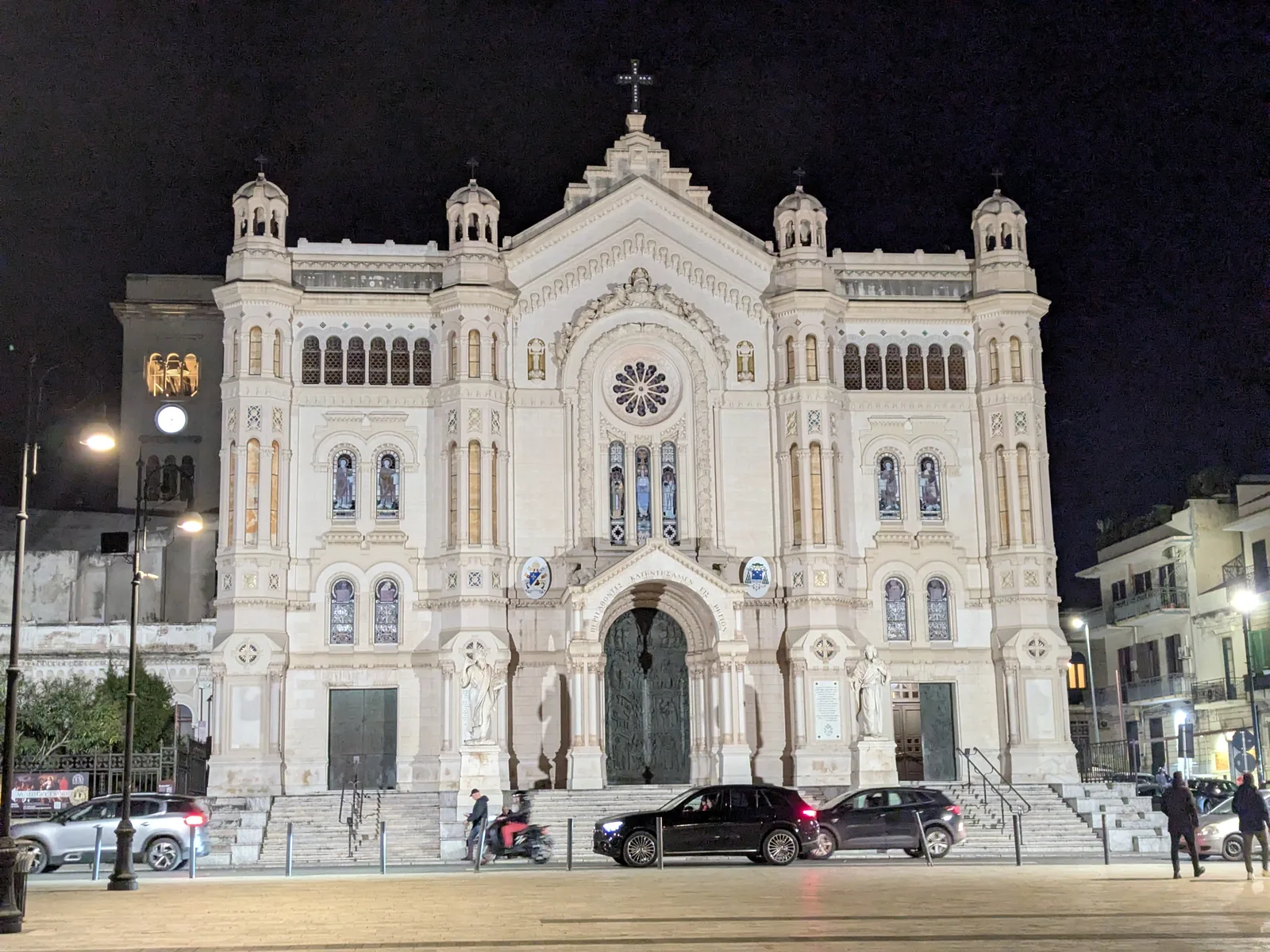 Reggio Calabria Cathedral at night