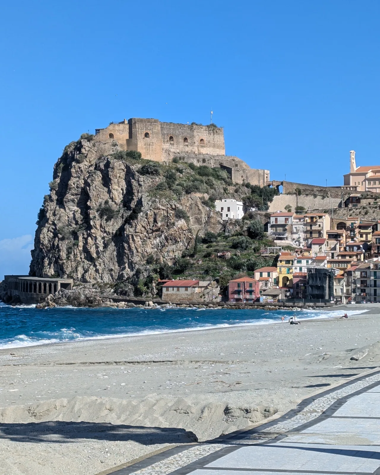 Ruffo Castle on the rock above Scilla
