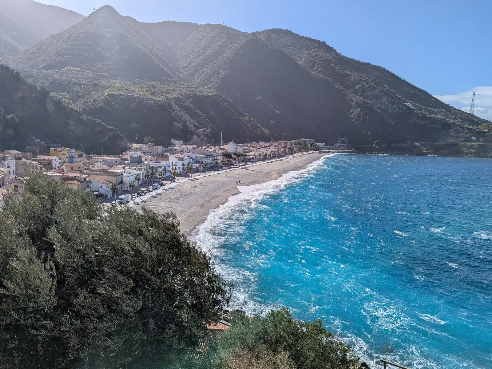 Marina Grande in Scilla seen from above