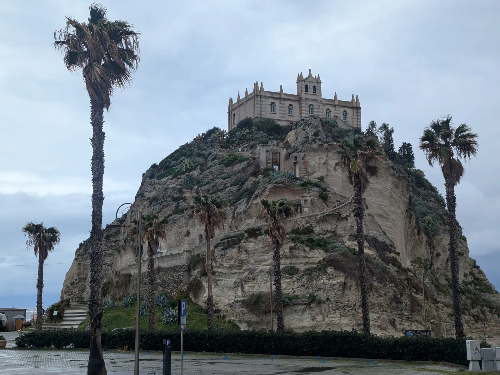 Santa Maria dell'Isola on its rock in Tropea