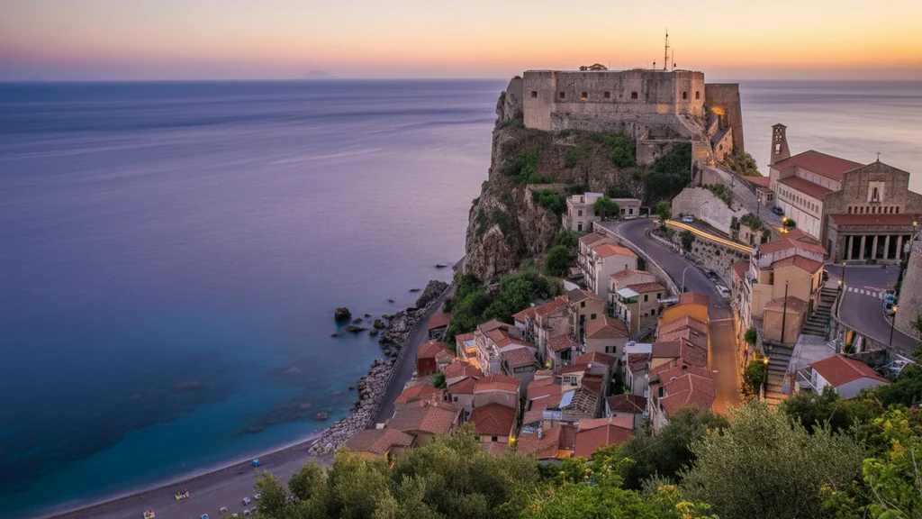 Costa Viola &ndash; the Violet Coast of Calabria with a view of Scilla