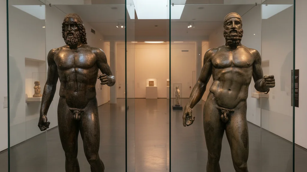Riace Bronzes at the National Museum in Reggio Calabria
