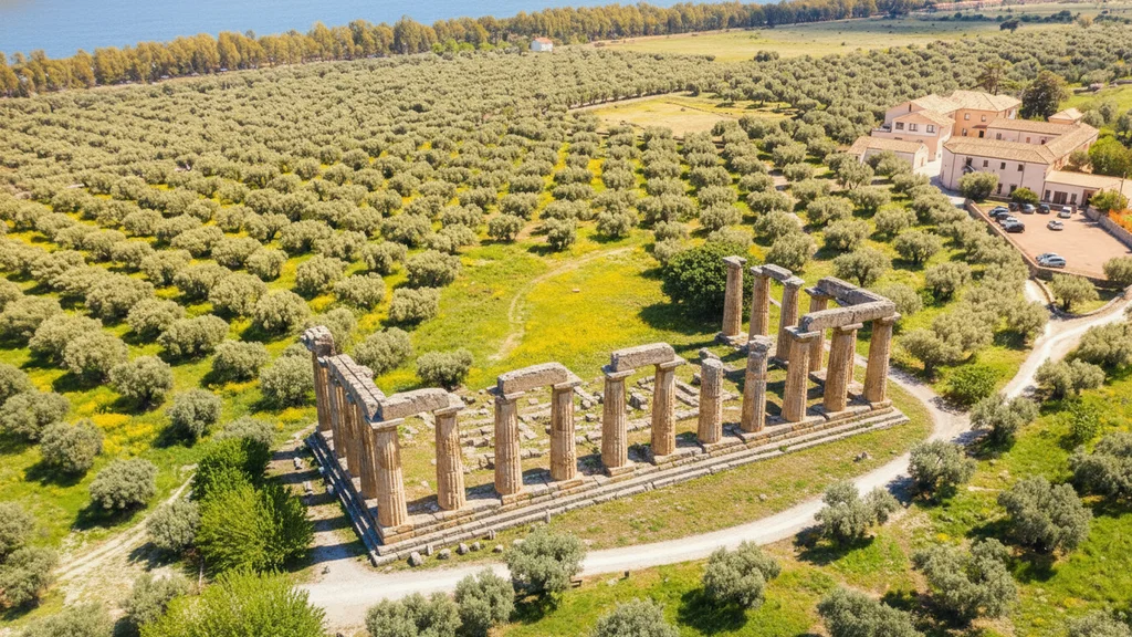 Ancient Magna Graecia ruins in Calabria